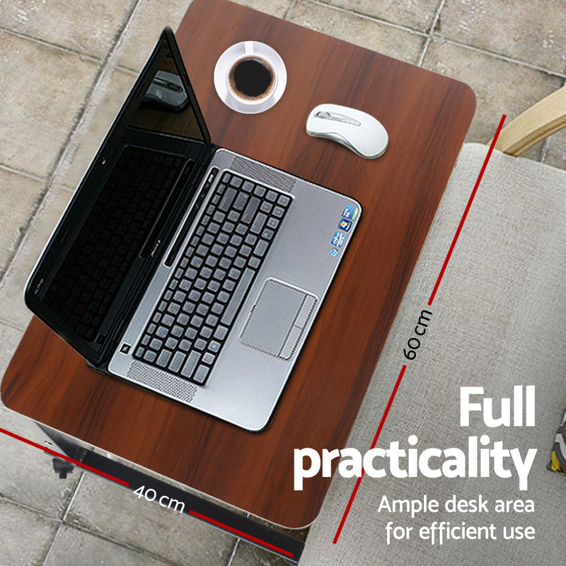 Diva Laptop Desk Portable Dark Wood at Sleep House Doncaster East VIC