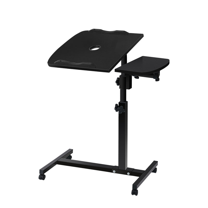 Diva Laptop Desk Adjustable Stand With Fan - Black