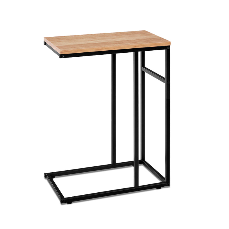 Diva Coffee Side Table Laptop Desk Bedside Sofa End Tables Wooden Metal Frame