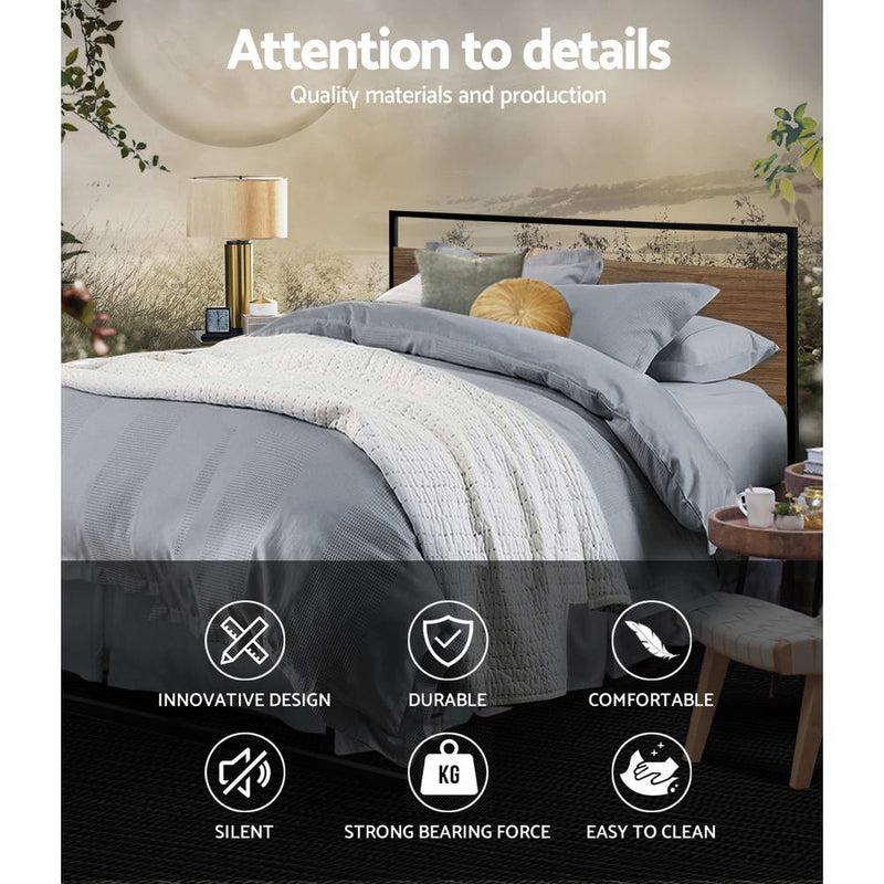 Milano Metal Bed Frame Bed Base Double Size by Sleep House Doncaster 