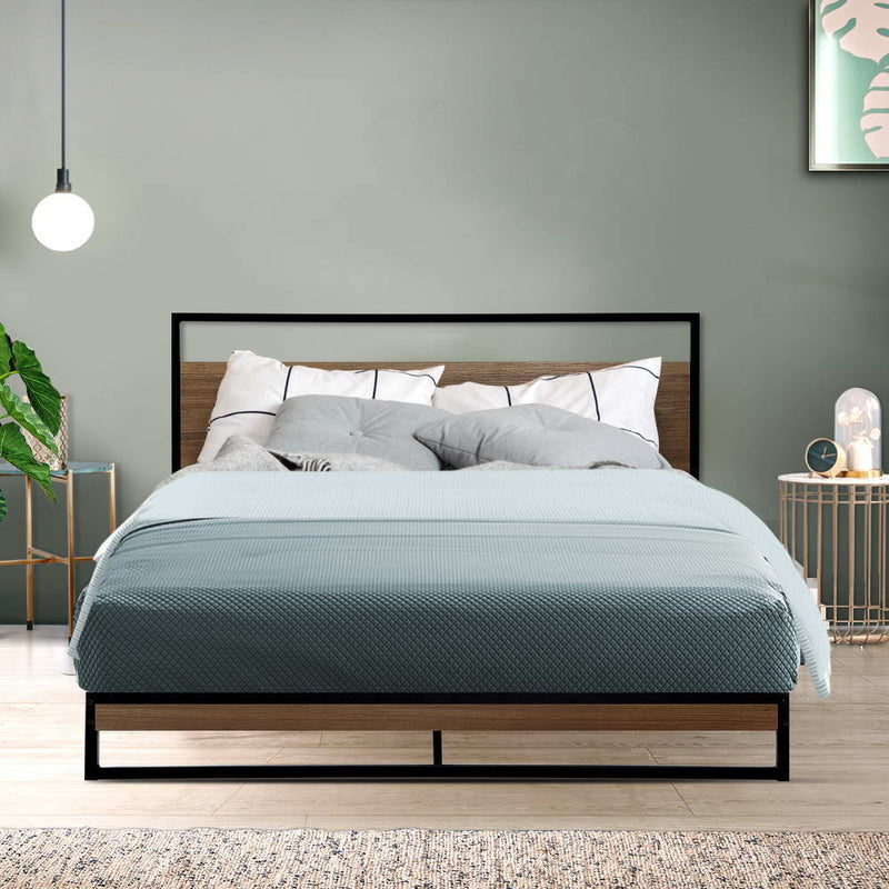 Milano Metal Bed Frame Bed Base Double Size by Sleep House Doncaster 