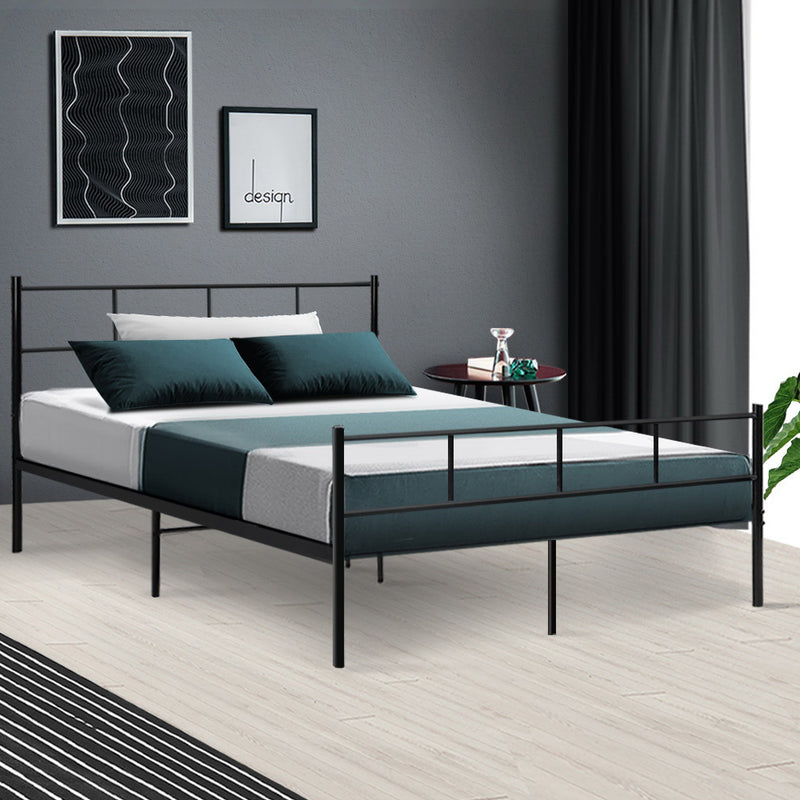 Milano Metal Bed Frame Bed Base Double Size by Sleep House Sydney NSW