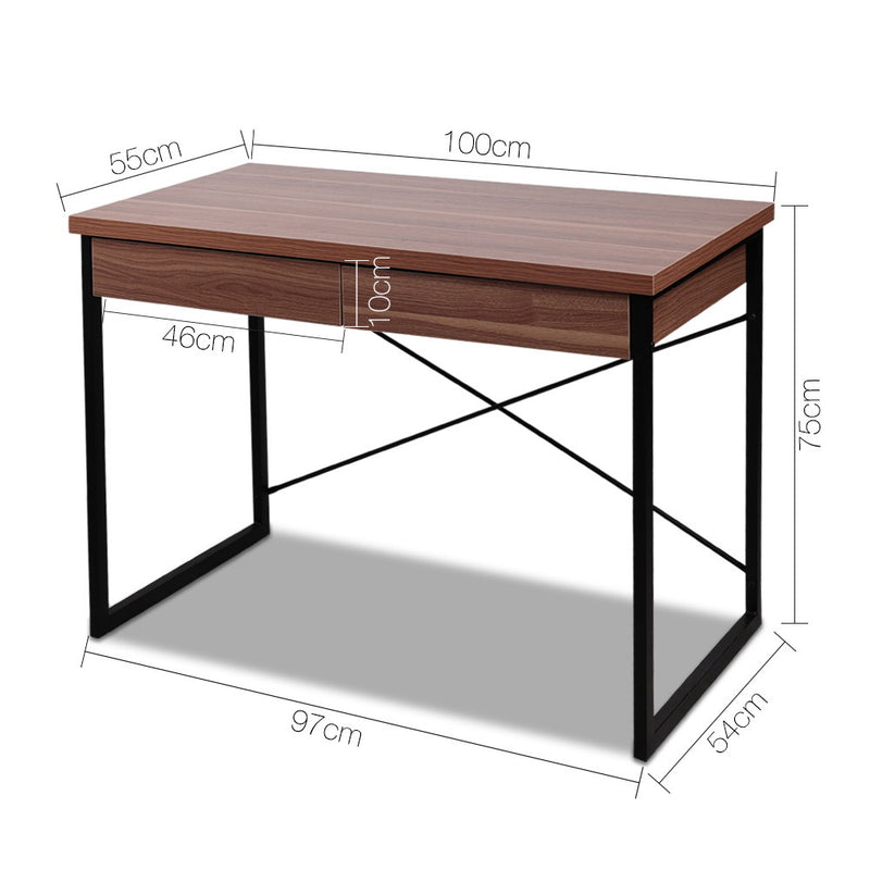 Stylish Metal Office Desk with Drawer Best Price at Sleep House