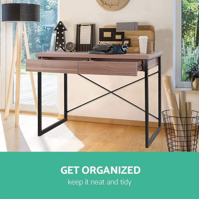 Stylish Metal Office Desk with Drawer by Sleep House Doncaster VIC