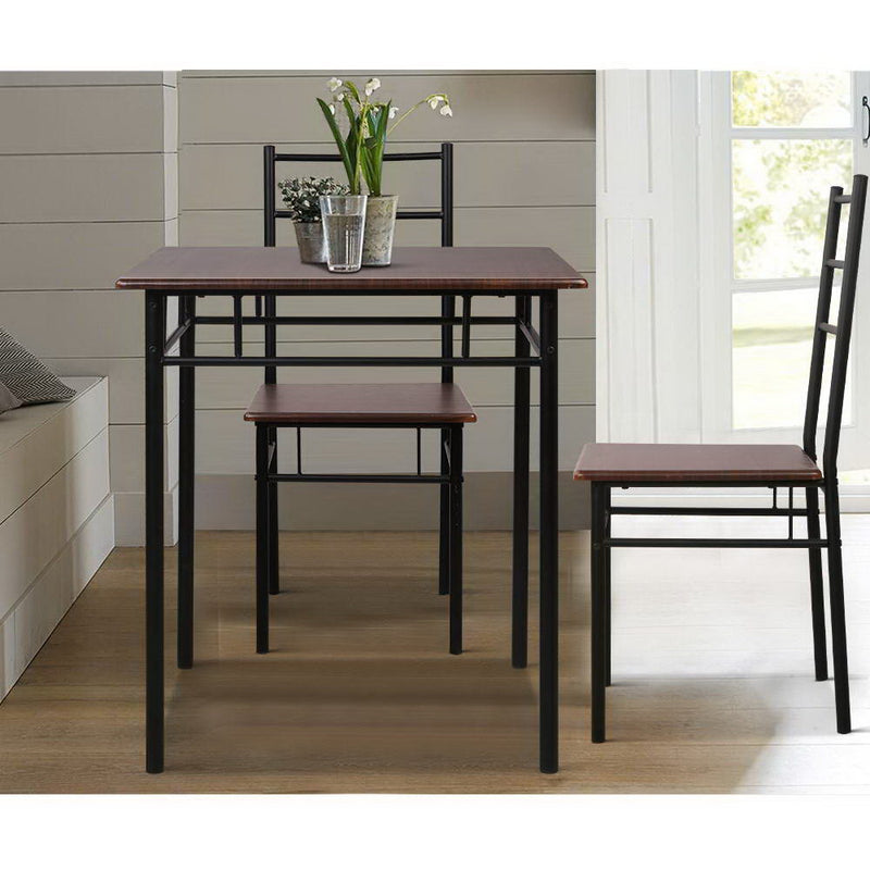 Diva Stylish Metal Table and Chairs at Sleep House Brisbane QLD
