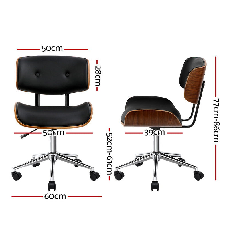 Diva Executive Office Chair PU Leather - Black