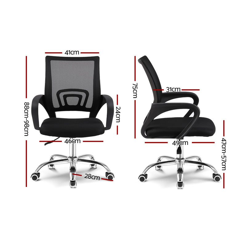 Diva Office Chair Gaming Chair Executive Chair Mid Back Black
