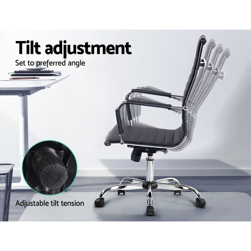 Diva Office Chair Computer Chair Black at Sleep House Glen Waverley