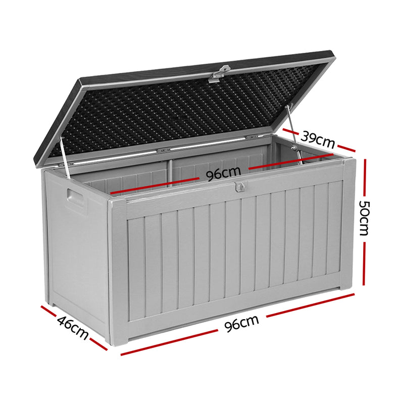 Outdoor Garden Storage Box Bench Seat 190L at Sleep House Australia
