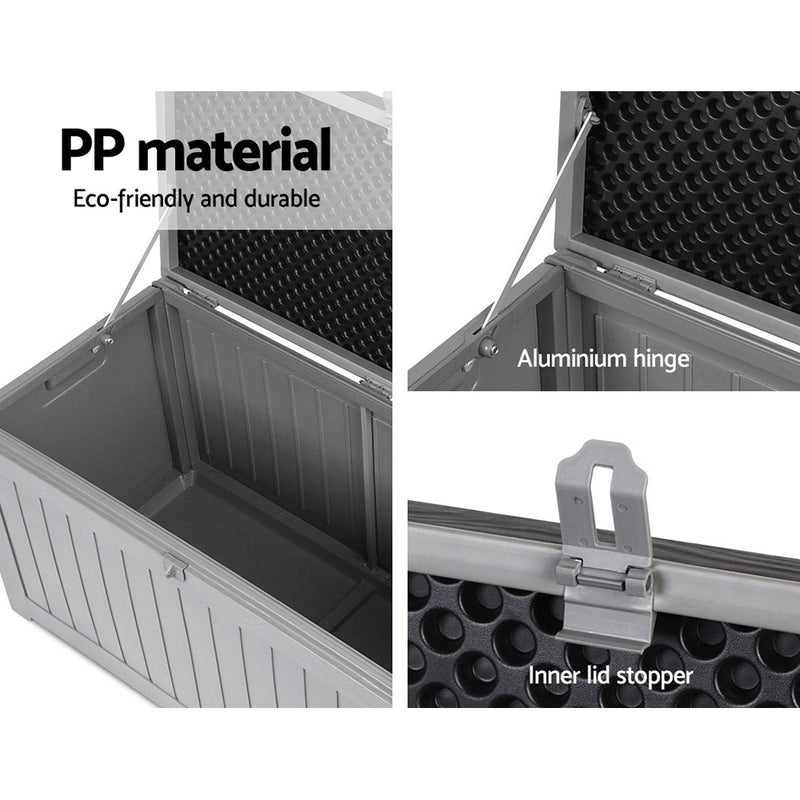 Outdoor Garden Storage Box Bench Seat 190L at Sleep House Australia