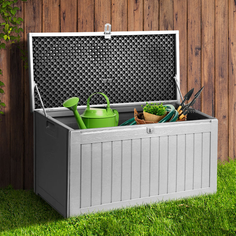 Outdoor Garden Storage Box Bench Seat 190L at Sleep House Australia