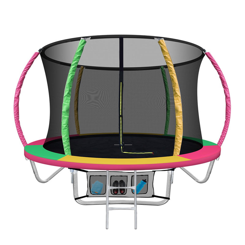 Everfit 8FT Outdoor Round Trampoline with Safety Net at Sleep House AU