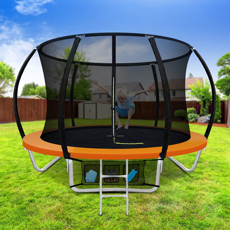 Everfit 8FT Outdoor Round Trampoline with Safety Net Best Price at Sleep House