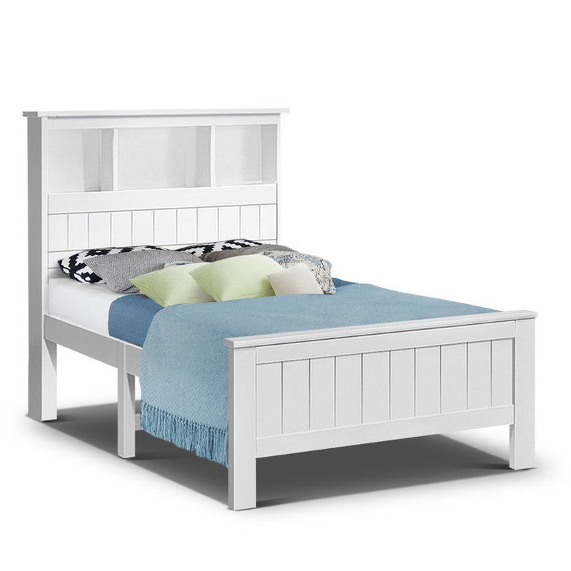 Milano Wooden Timber Bed Frame - King Single