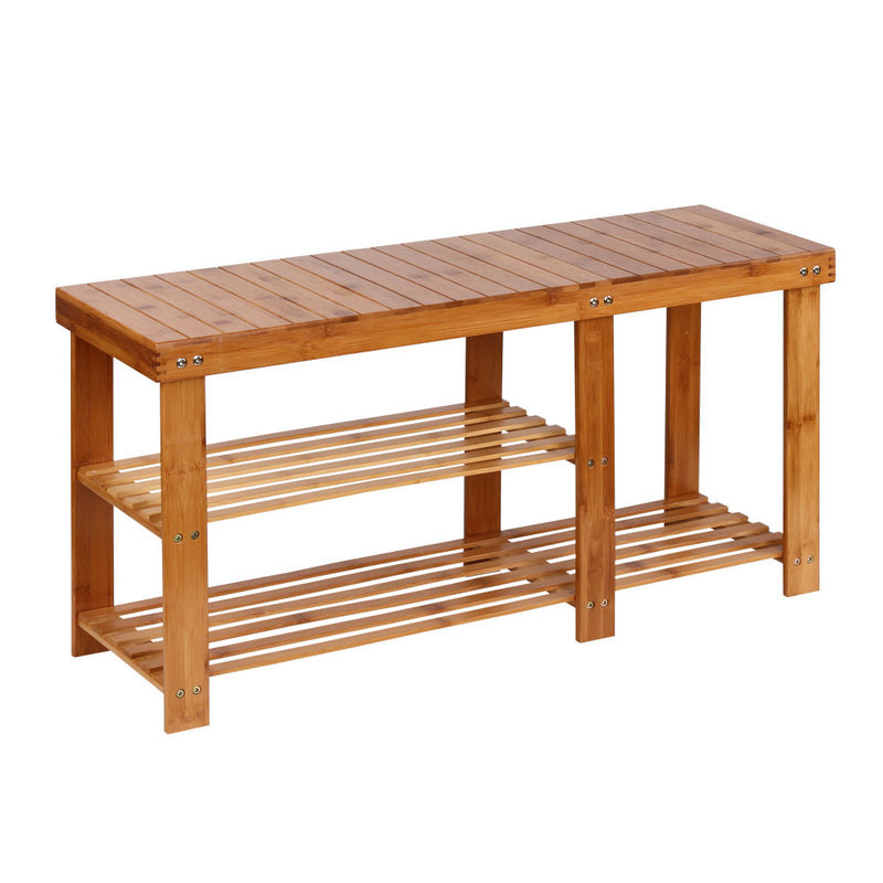 Diva Bamboo Shoe Rack Bench